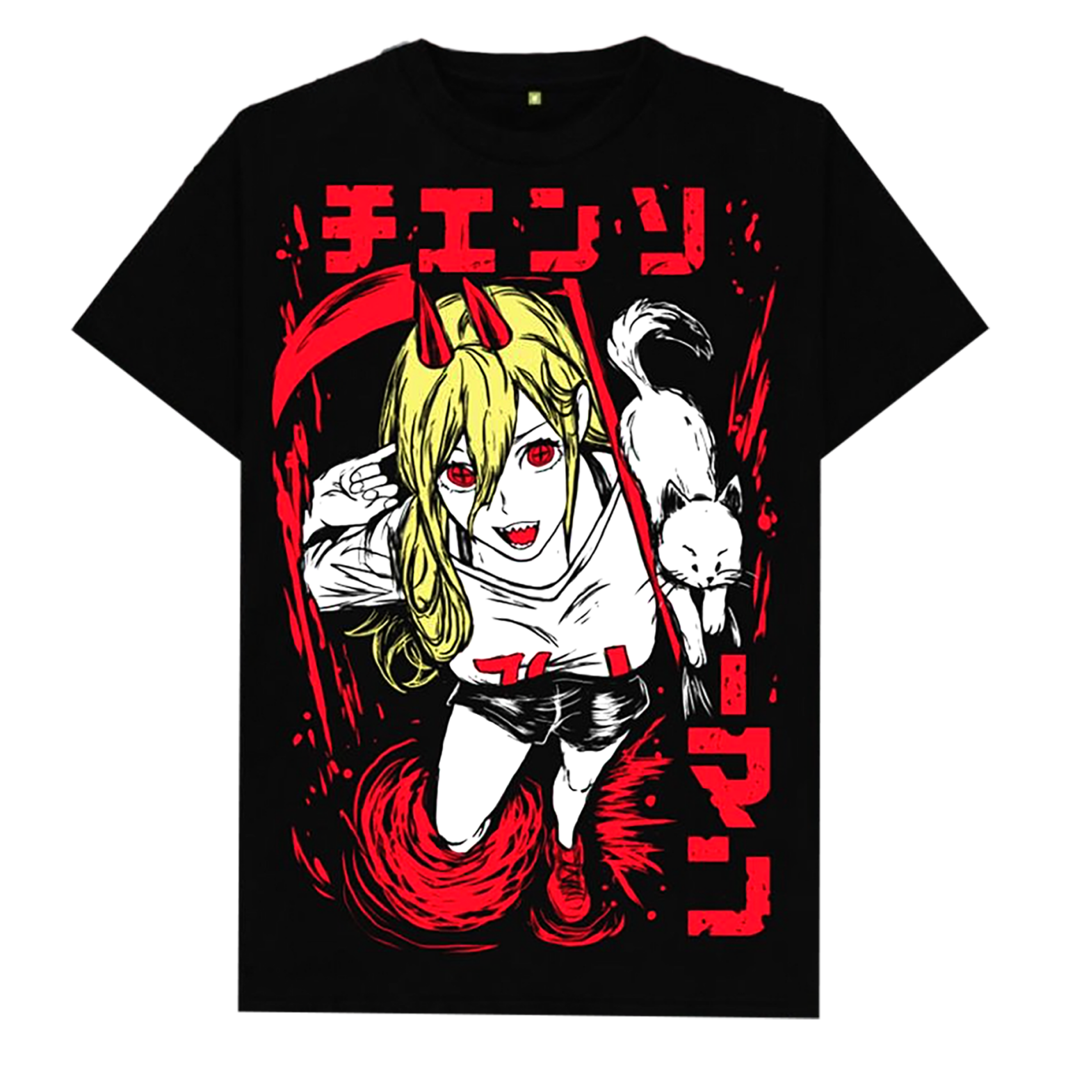 Polera Chainsaw Man Power Metal Game